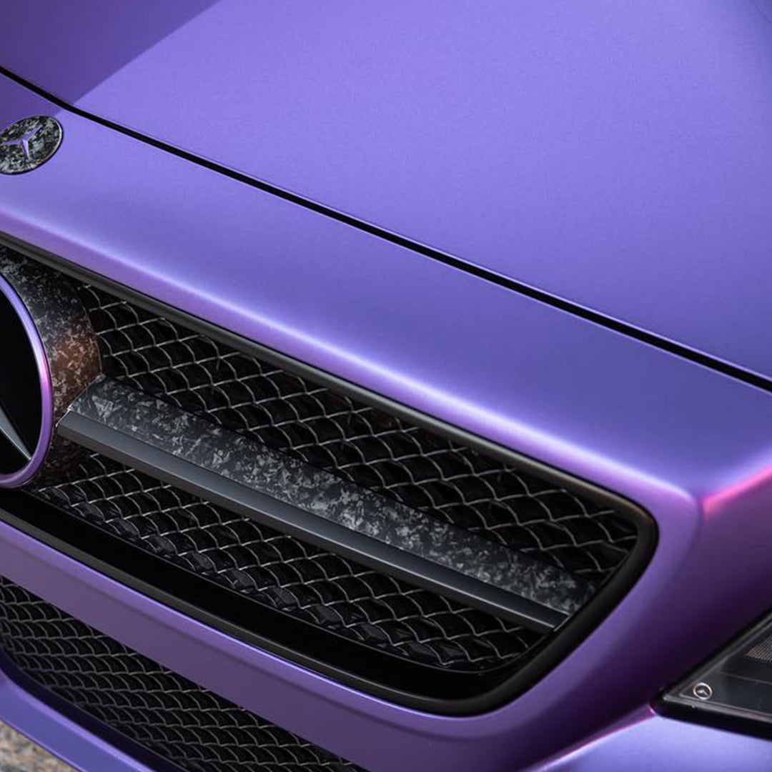 Benz|Satin Pearl Metal Purple Vinyl Wrap|Eowrap