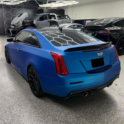 Cadillac|Satin Chrome Silk Ultramarine Vinyl Wrap|Eowrap