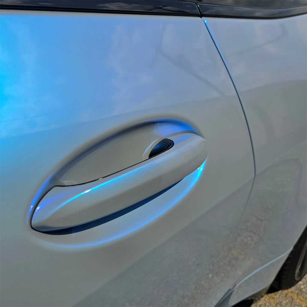 Candy Gloss Gray Blue Vinyl Wrap