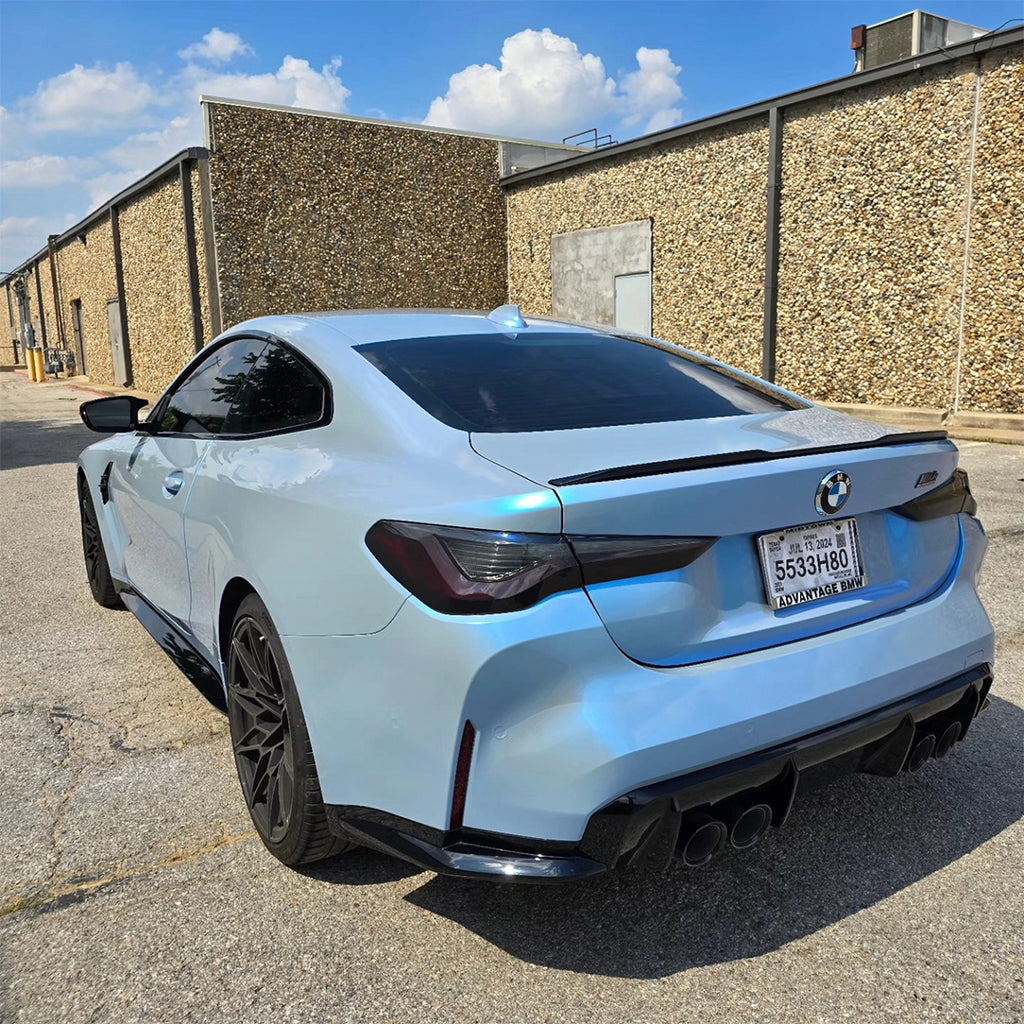 Candy Gloss Gray Blue Vinyl Wrap