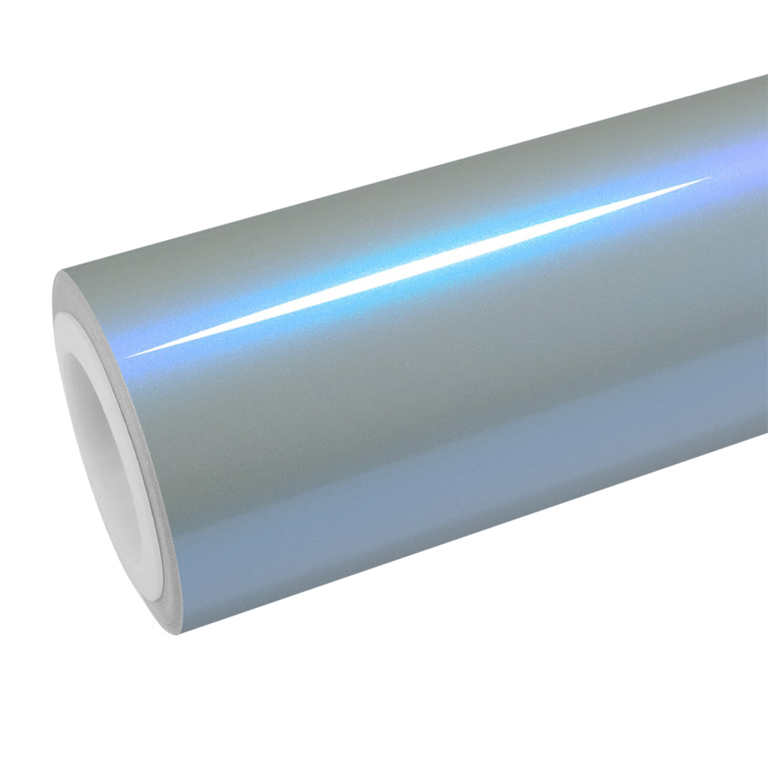 Candy Gloss Gray Blue Vinyl Wrap