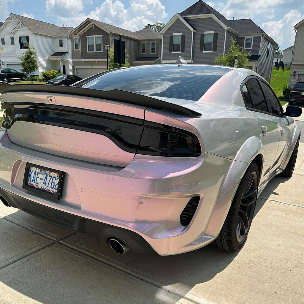 Candy Gloss Gray Pink Vinyl Wrap