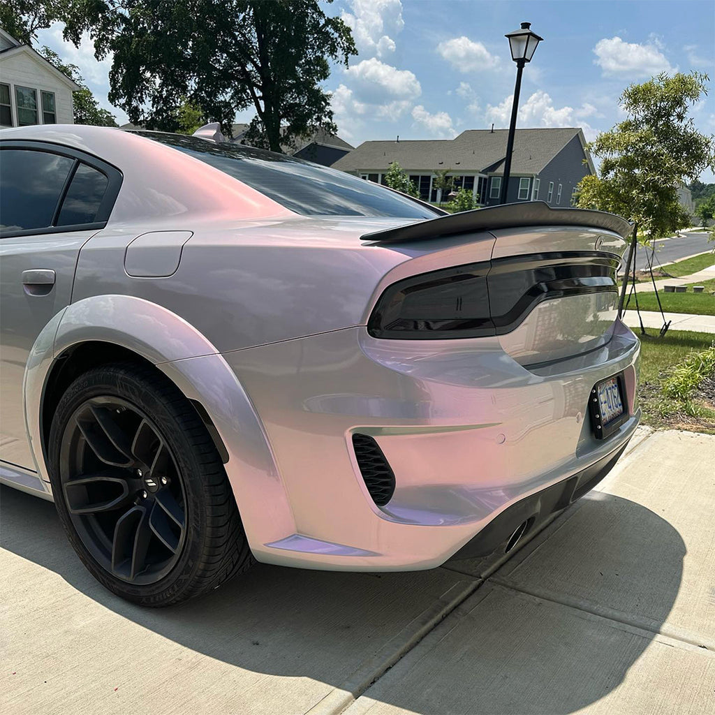 Candy Gloss Gray Pink Vinyl Wrap