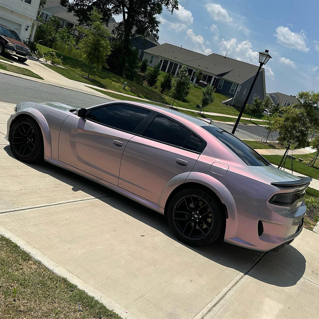Candy Gloss Gray Pink Vinyl Wrap