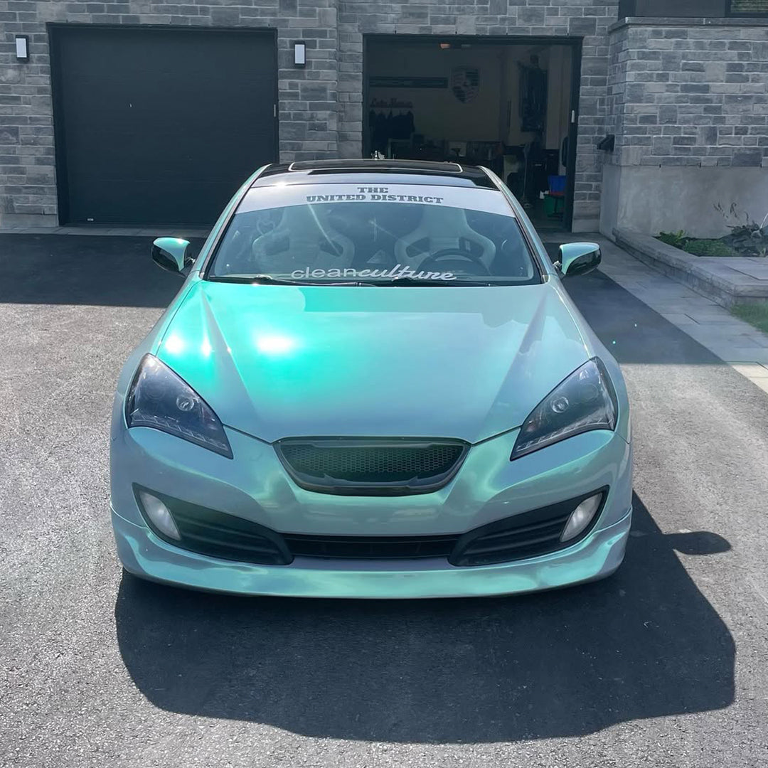 Candy Gloss Platinum Green Vinyl Wrap