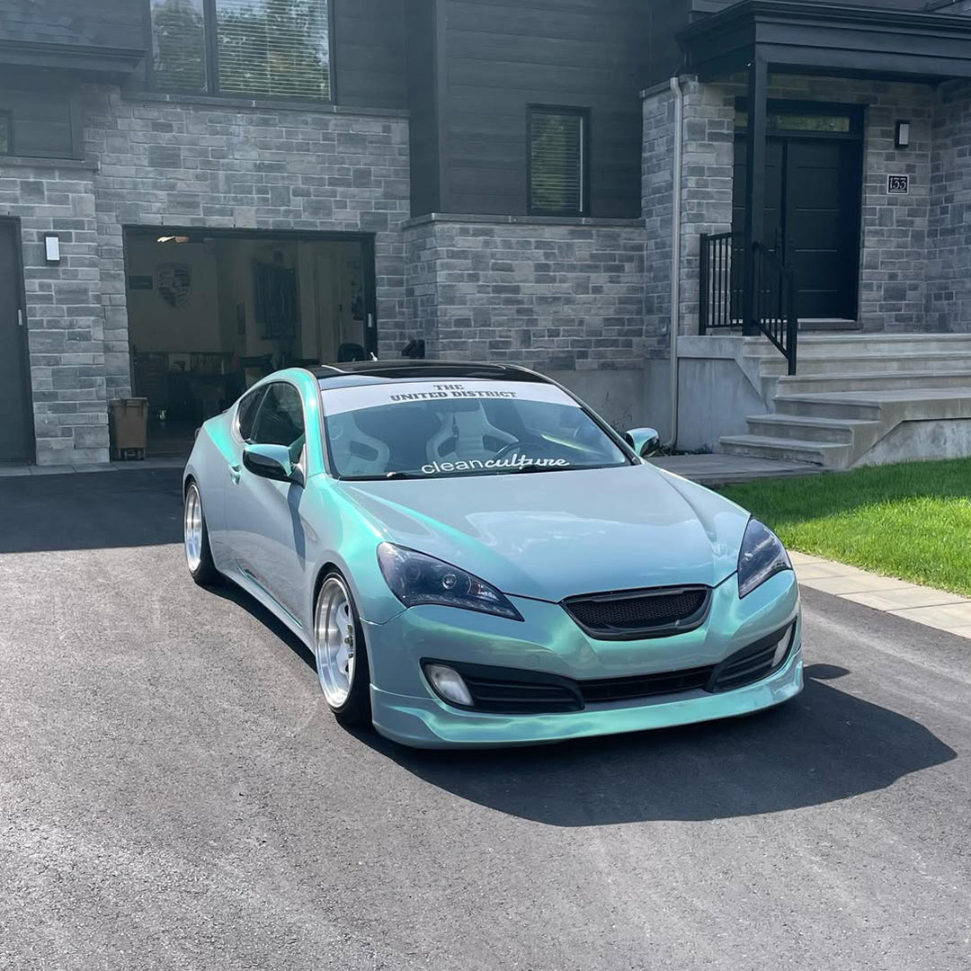 Candy Gloss Platinum Green Vinyl Wrap