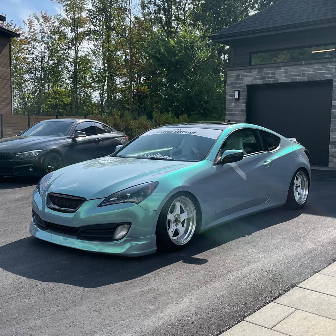 Candy Gloss Platinum Green Vinyl Wrap