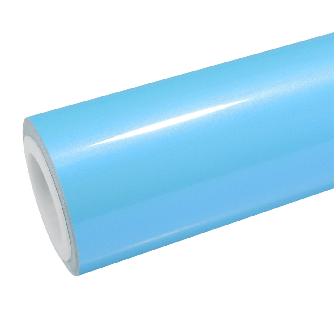 Candy Gloss Sky Blue Vinyl Wrap