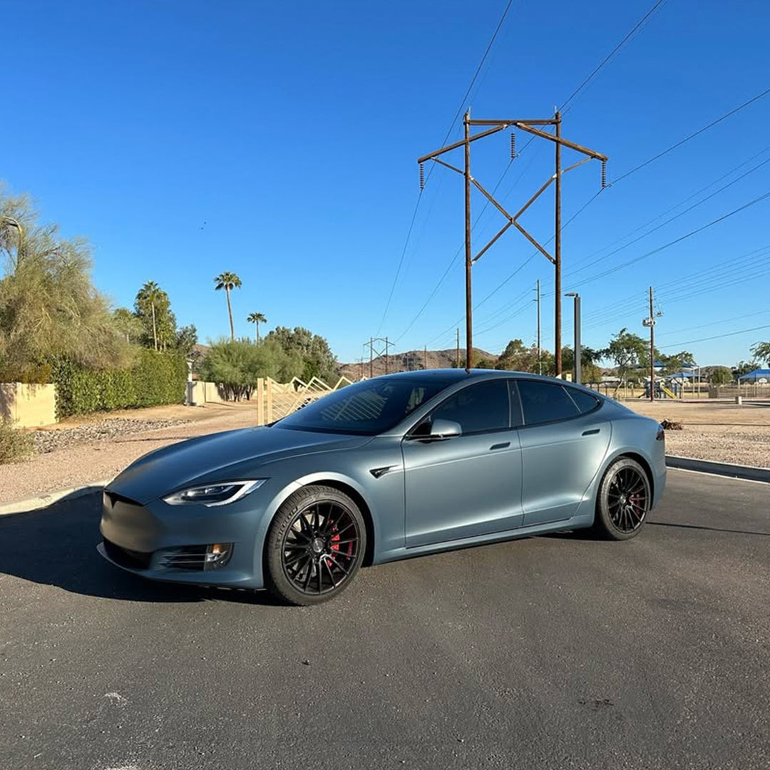 Candy Matte Gray Teal Vinyl Wrap