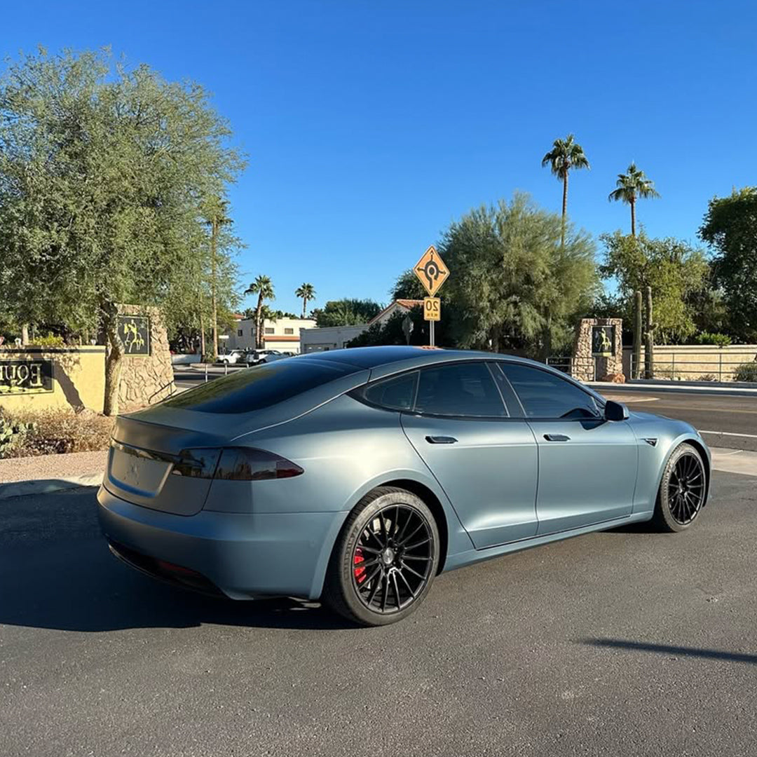 Candy Matte Gray Teal Vinyl Wrap