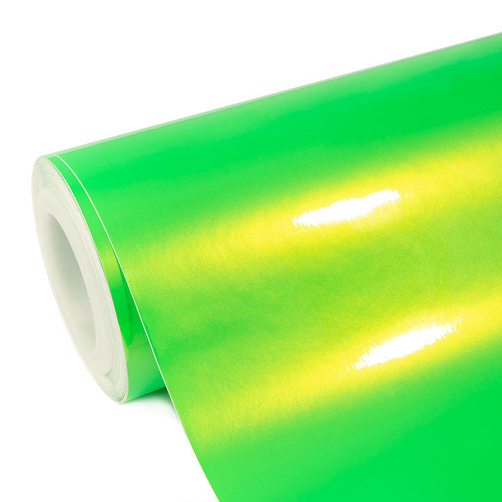 Candy Metallic Neon Green vinyl wrap|eowrap