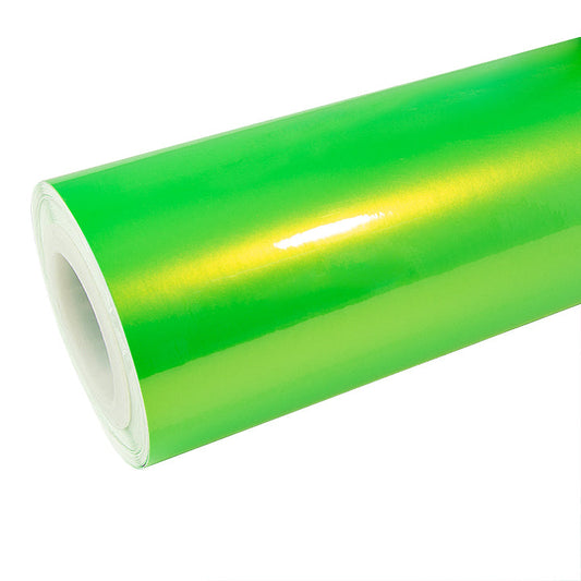 Candy Metallic Neon Green vinyl wrap|eowrap