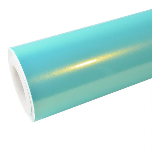 Candy Metallic Neon Ice Blue Vinyl Wrap - product view 1