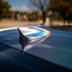 Matte Rainbow Laser Silver Vinyl Wrap - product view 10