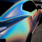 Matte Rainbow Laser Silver Vinyl Wrap - product view 8