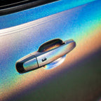 Matte Rainbow Laser Silver Vinyl Wrap - product view 7