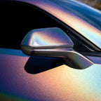 Matte Rainbow Laser Silver Vinyl Wrap - product view 6