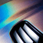 Matte Rainbow Laser Silver Vinyl Wrap - product view 5