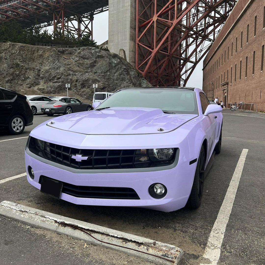 Chevrolet Camaro|Super Glossy Periwinkle Purple Vinyl Wrap|Eowrap