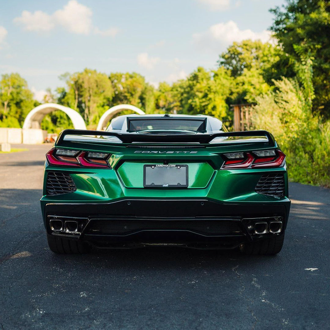 Chevrolet Corvette|Glossy Metallic La Salle Green Vinyl Wrap|Eowrap