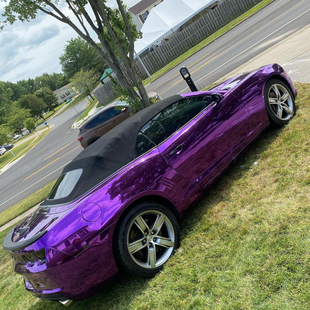 Chevrolet|Mirror Chrome Purple Vinyl Wrap|Eowrap