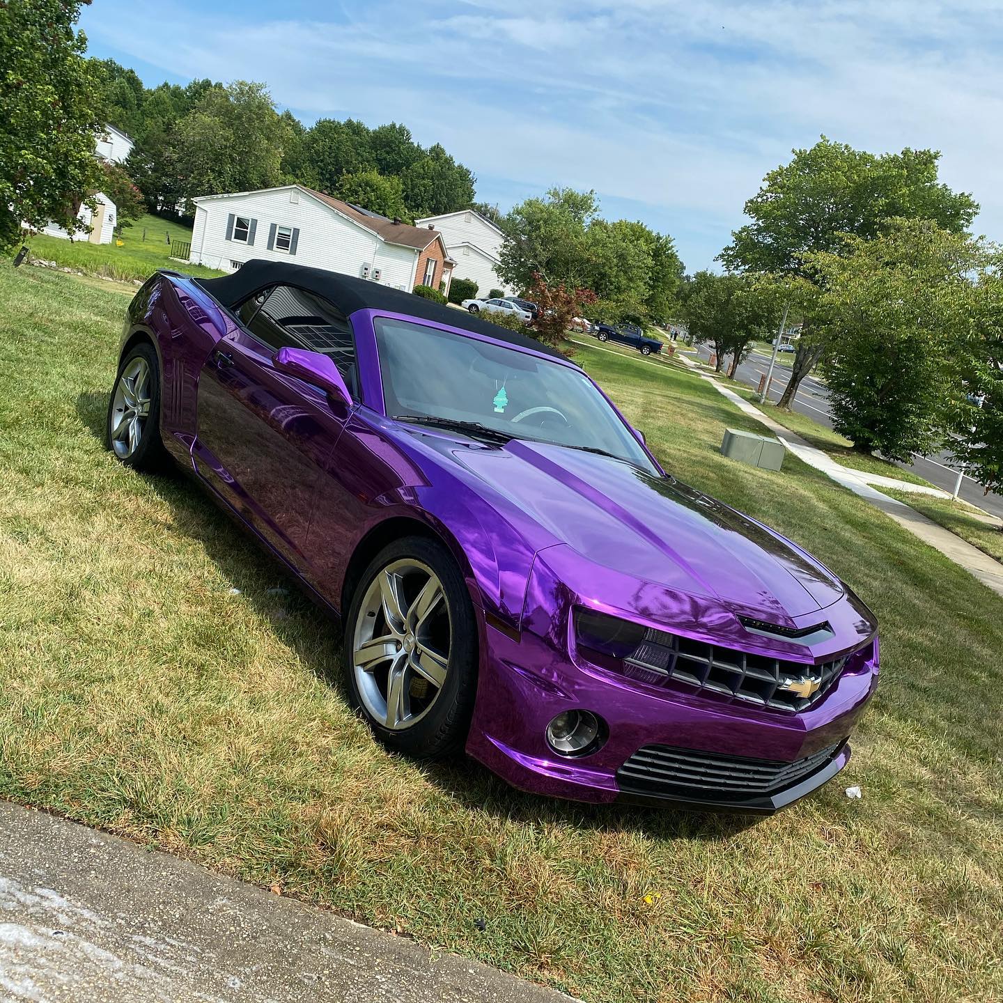 Chevrolet|Mirror Chrome Purple Vinyl Wrap|Eowrap