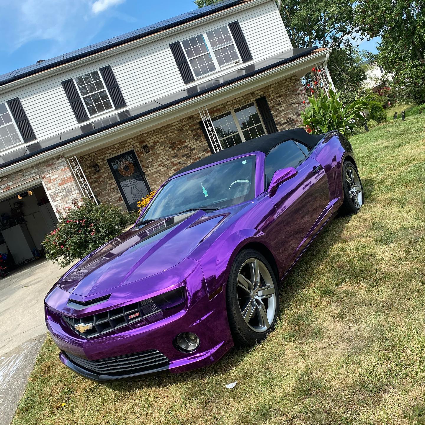 Chevrolet|Mirror Chrome Purple Vinyl Wrap|Eowrap