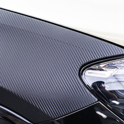 Classic Black Carbon Fiber Vinyl Wrap|Eowrap