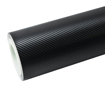 Classic Black Carbon Fiber Vinyl Wrap | Eowrap