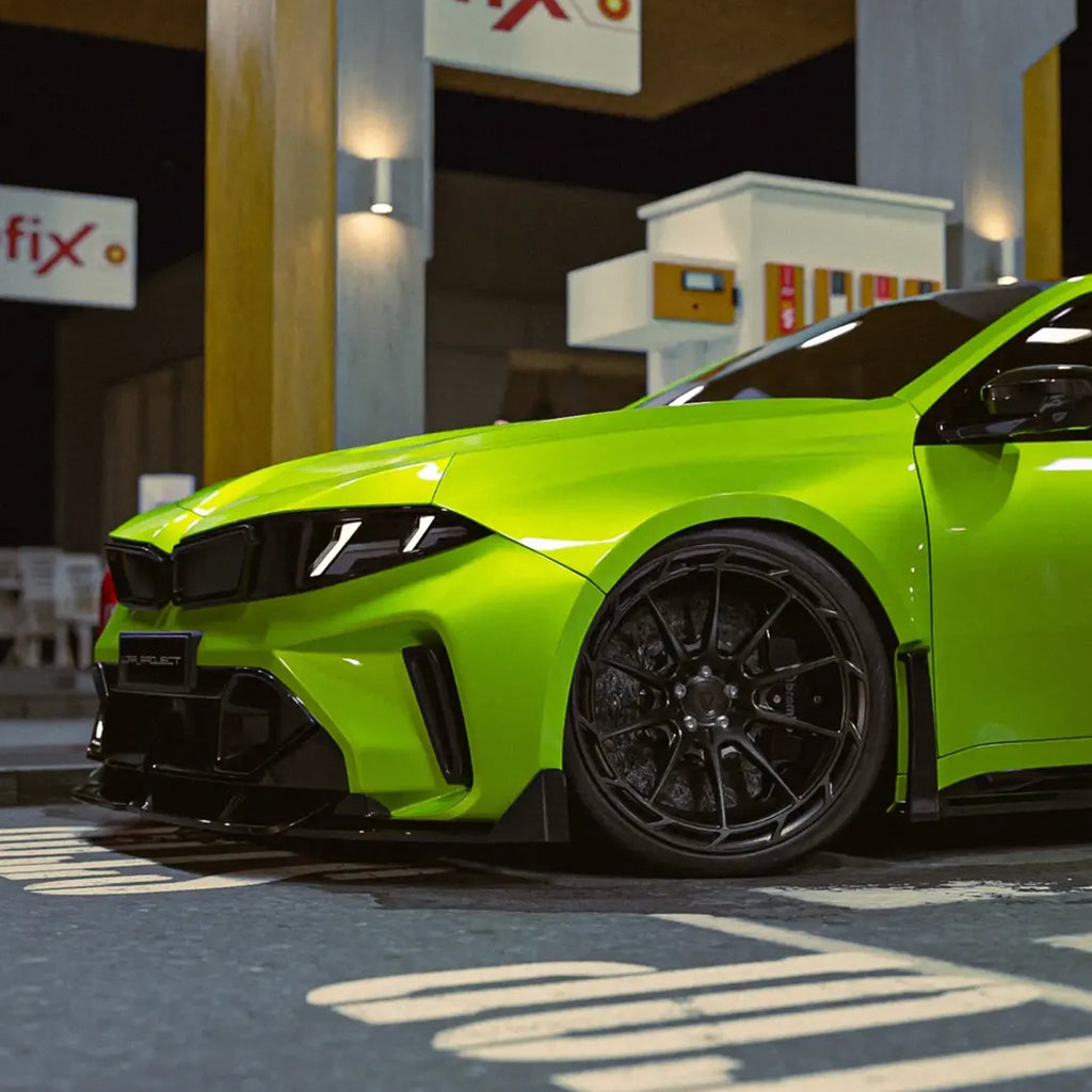 Coral Gloss Gold Green Vinyl Wrap
