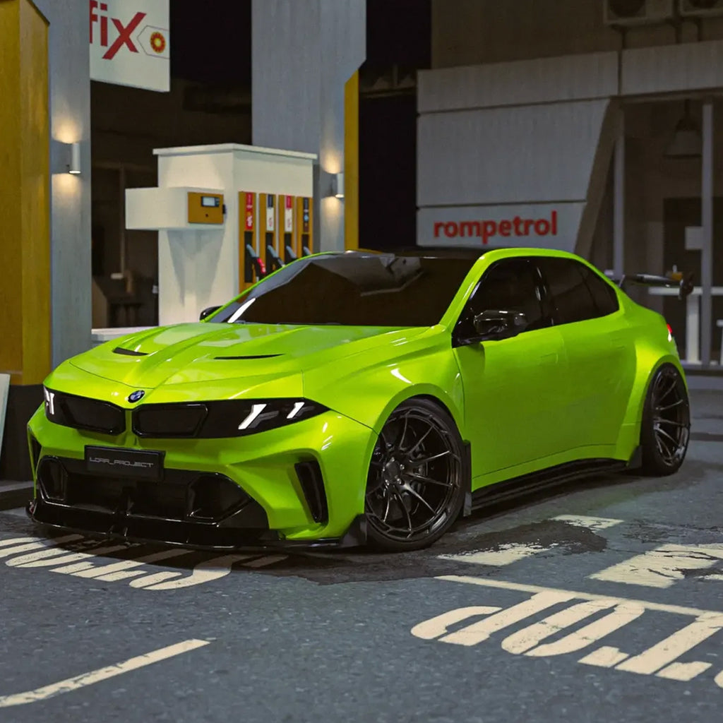 Coral Gloss Gold Green Vinyl Wrap