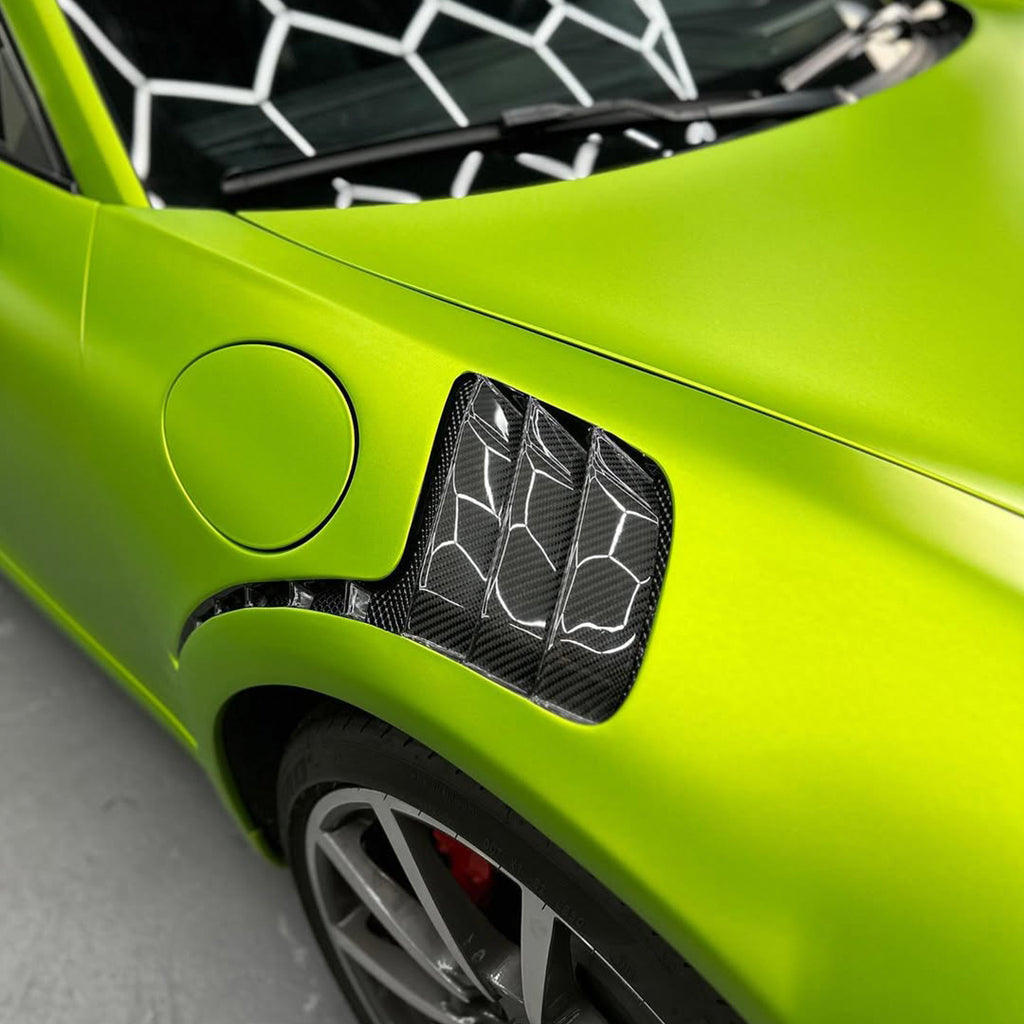 Coral Matte Gold Green Vinyl Wrap