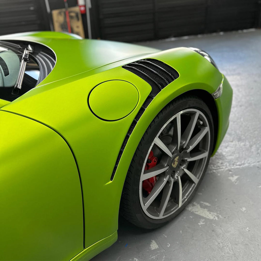 Coral Matte Gold Green Vinyl Wrap