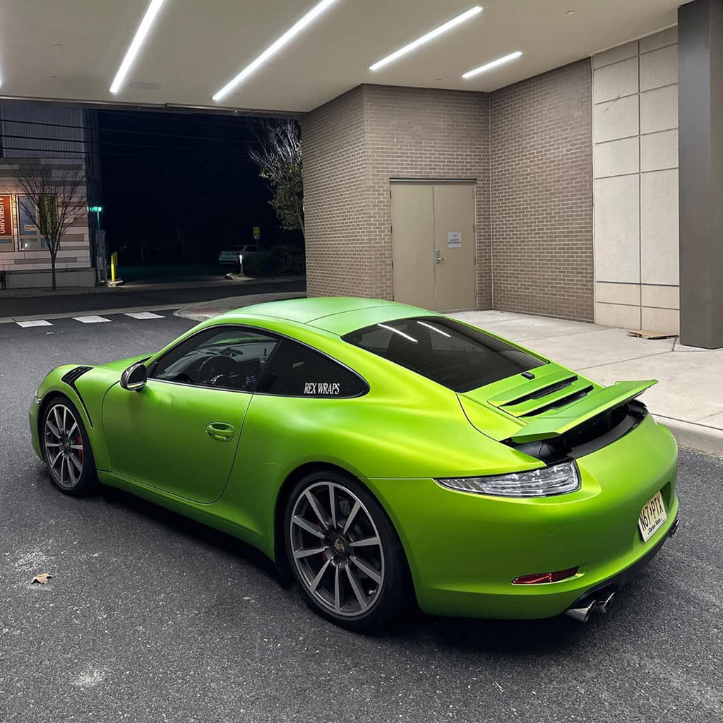 Coral Matte Gold Green Vinyl Wrap