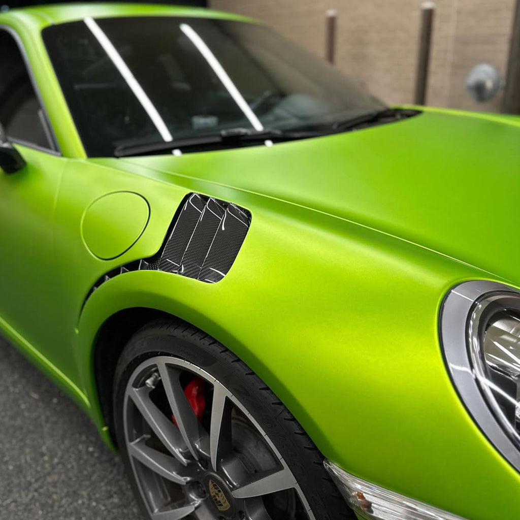 Coral Matte Gold Green Vinyl Wrap