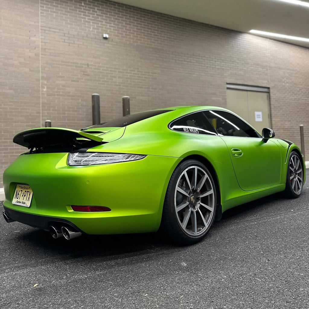 Coral Matte Gold Green Vinyl Wrap