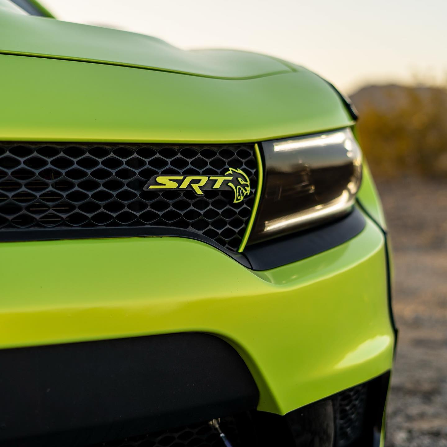 Dodge Charger|Candy Metallic Neon Yellow green Vinyl Wrap|Eowrap