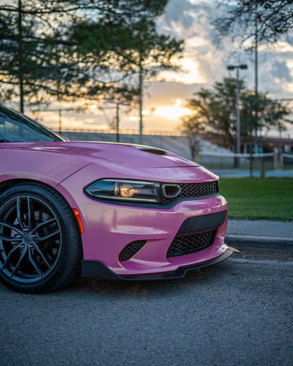 Dodge Charger|Glitter Metallic Diamond Gold Pink Vinyl Wrap|Eowrap