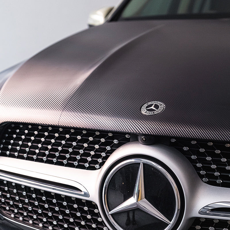 premium car wrap vinyl close up texture detail