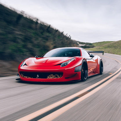 Ferrari 458|Super Glossy Maroon Red Vinyl Wrap|Eowrap