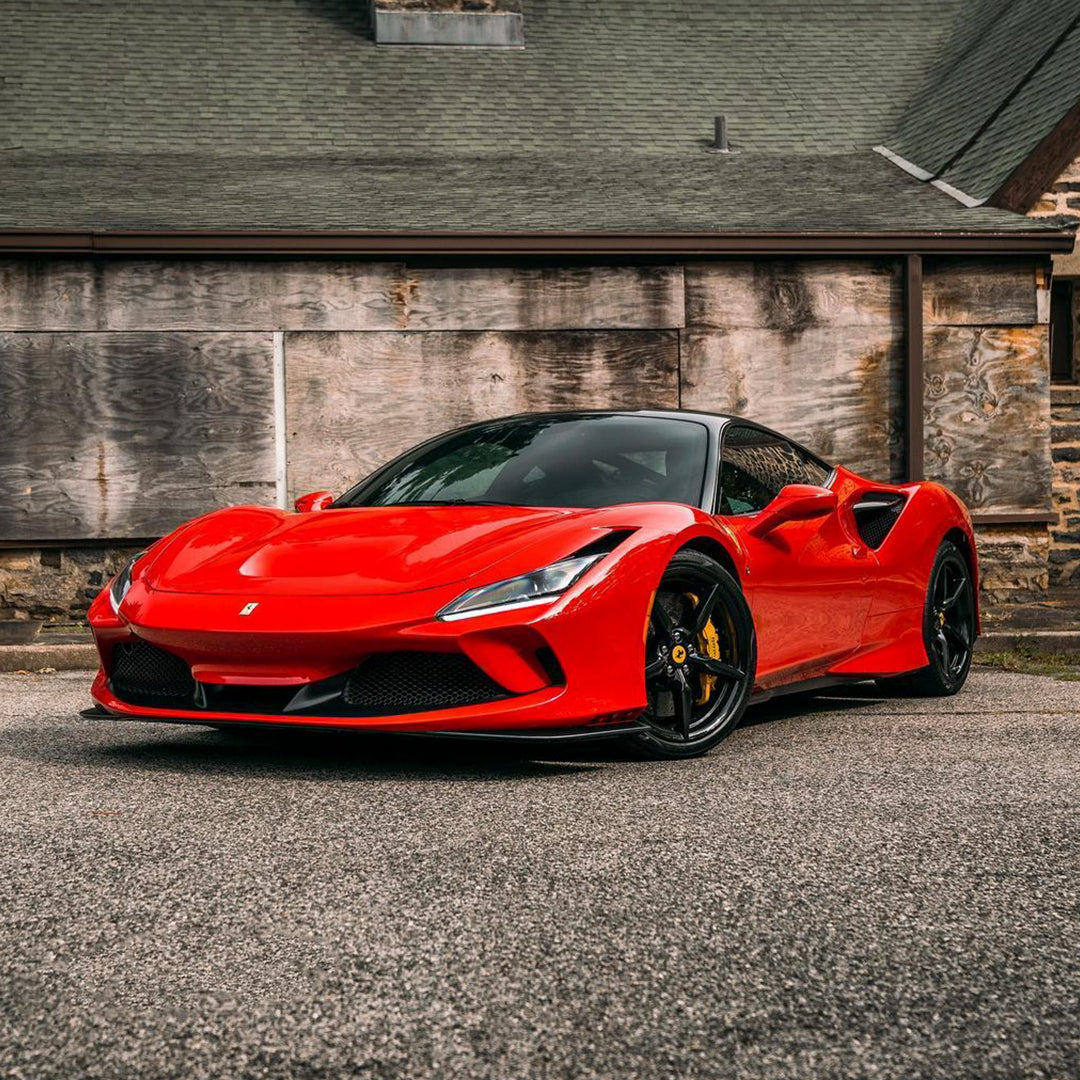 Ferrari SF90|High Glossy Ferrari Red Vinyl Wrap|Eowrap