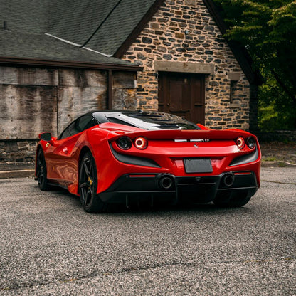 Ferrari SF90|High Glossy Ferrari Red Vinyl Wrap|Eowrap