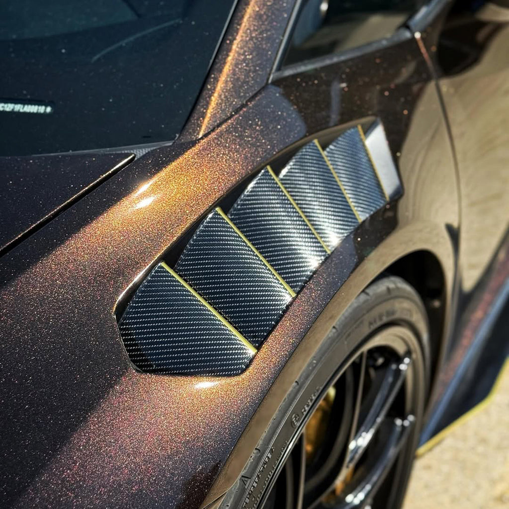 Galaxy Dust Gloss Black Gold Vinyl Wrap