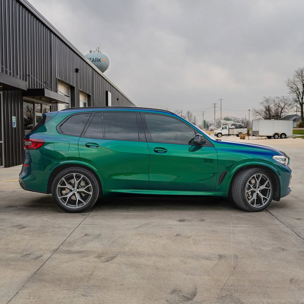 Galaxy Gloss Aurora Green Color Shift Vinyl Wrap