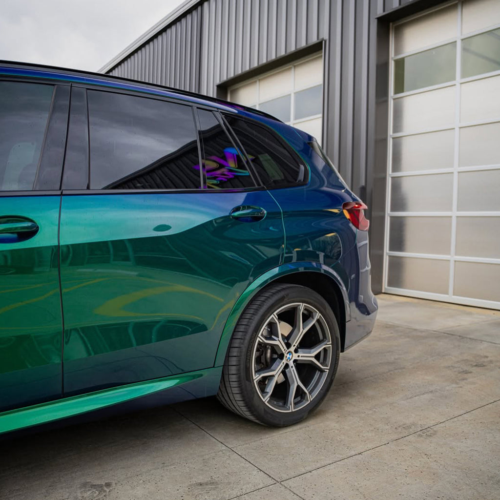 Galaxy Gloss Aurora Green Color Shift Vinyl Wrap