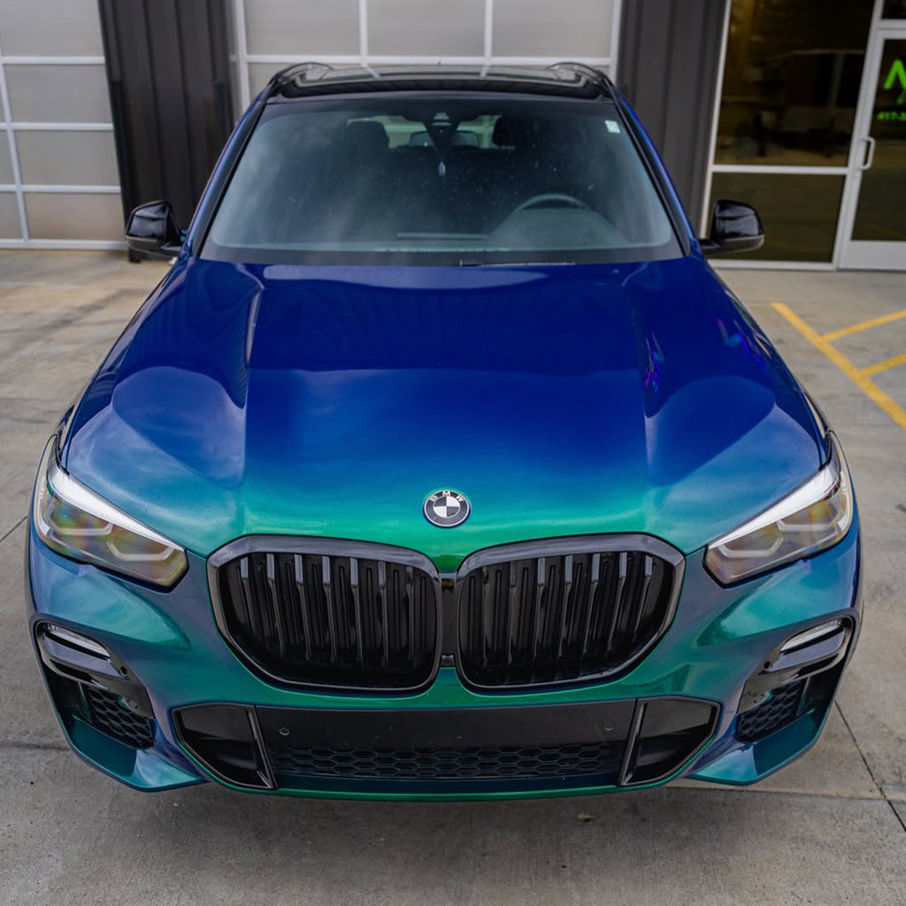 Galaxy Gloss Aurora Green Color Shift Vinyl Wrap