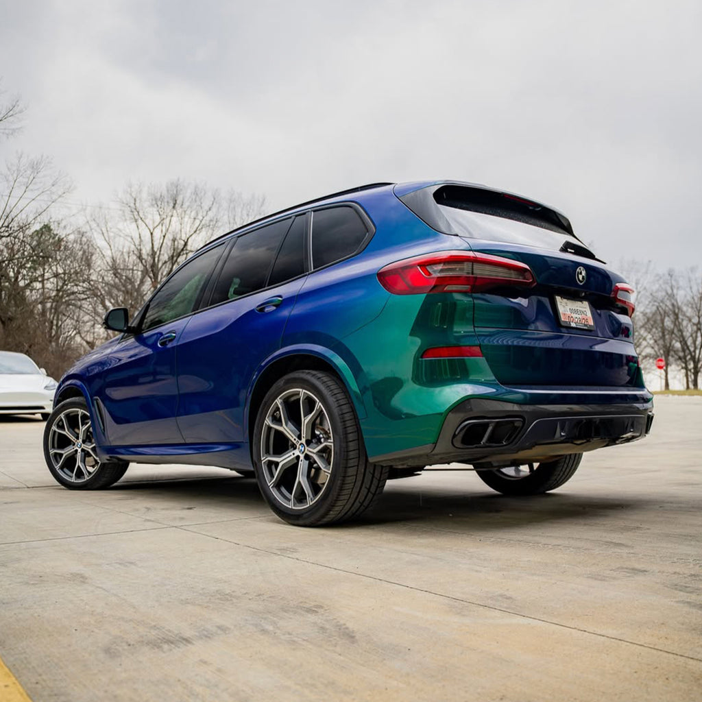 Galaxy Gloss Aurora Green Color Shift Vinyl Wrap