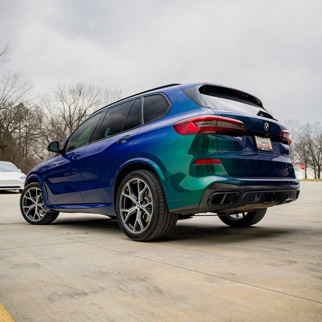 Galaxy Gloss Aurora Green Color Shift Vinyl Wrap
