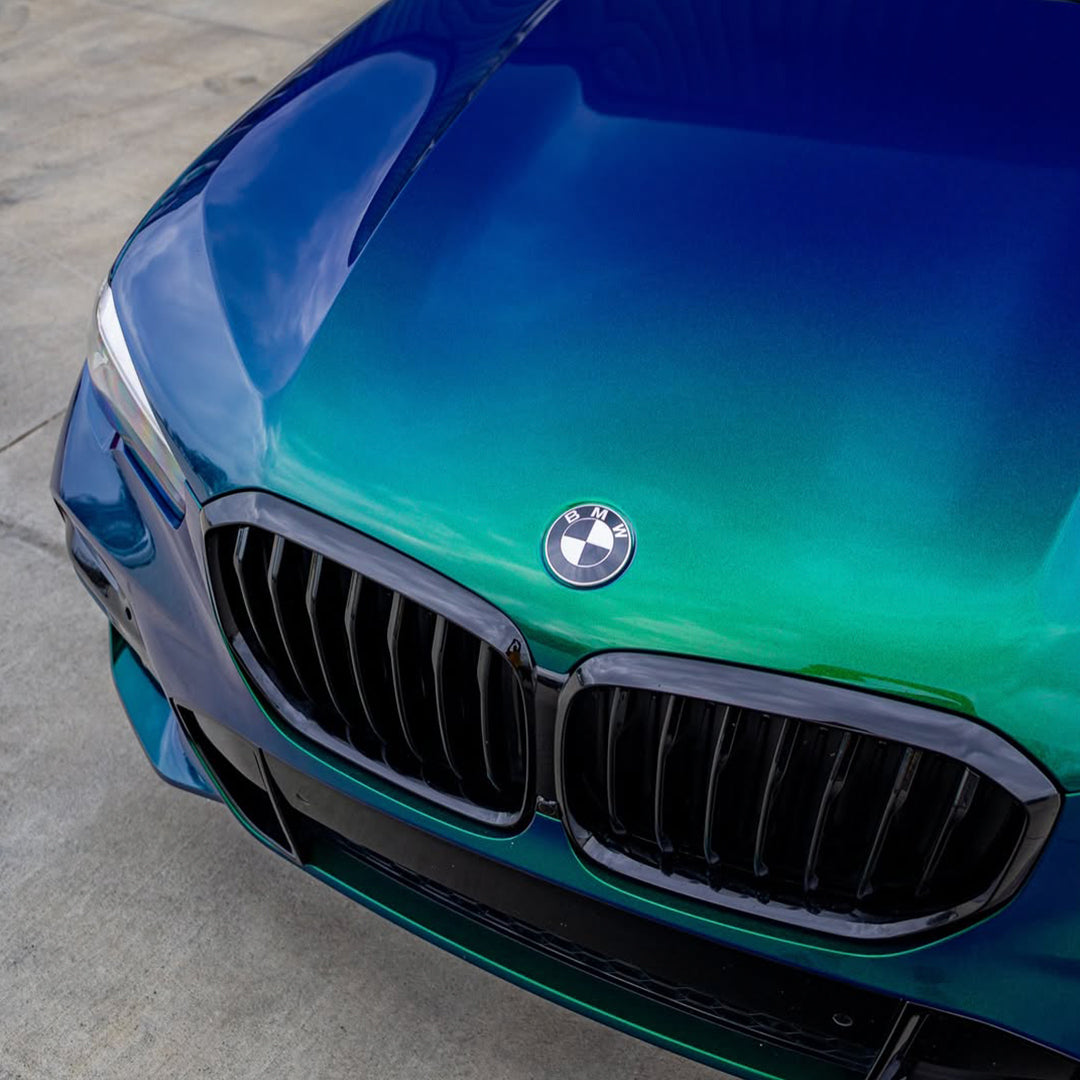 Galaxy Gloss Aurora Green Color Shift Vinyl Wrap