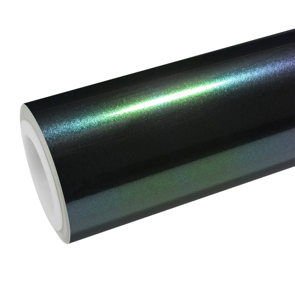 Galaxy Gloss Aurora Green Color Shift Vinyl Wrap - product view 1